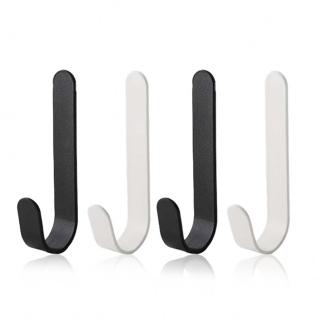 【HM旬木居家】4入組 北歐風無痕掛勾(衣帽/毛巾/黏貼式)