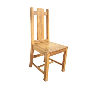 【吉迪市柚木家具】簡約直條柚木餐椅 RPCH002(餐椅 椅子 書椅 工作椅 餐廳)