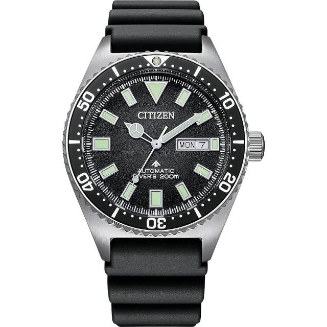 【CITIZEN 星辰】PROMASTER NY012系列潛水機械錶 母親節 送禮 禮物(NY0120-01E)