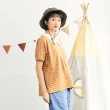 【Dailo】清爽配色風連帽休閒短袖上衣(綠 駝 紫/魅力商品)
