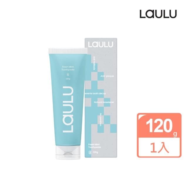 【韓國LAULU】含氟牙膏-清涼薄荷(120g)