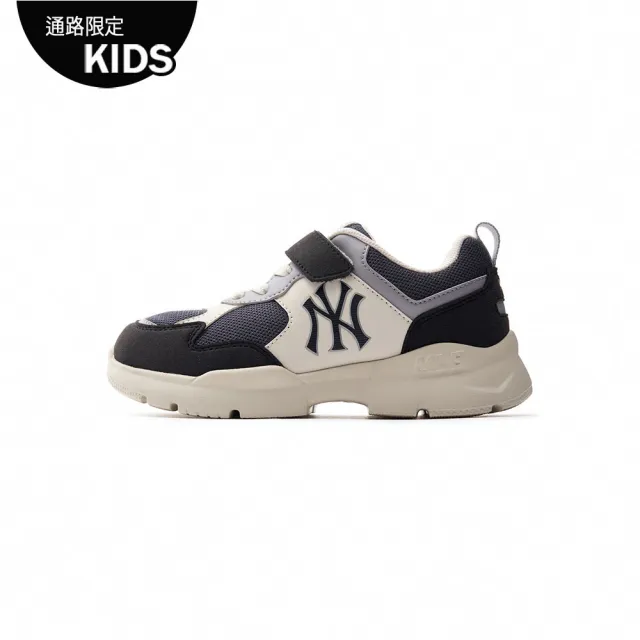 【MLB】童裝 休閒鞋 童鞋 紐約洋基隊(7ASXXA33N-50BKS)