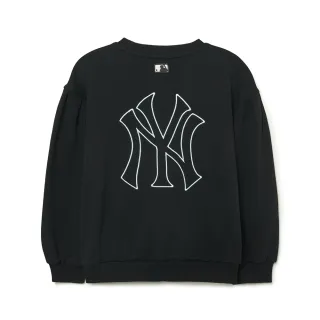 【MLB】童裝 大學T 紐約洋基隊(7FMTB0634-50BKS)