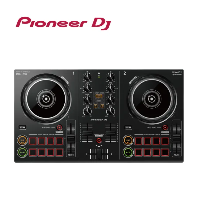 【Pioneer DJ】DDJ-200 智慧型DJ控制器(原廠公司貨)