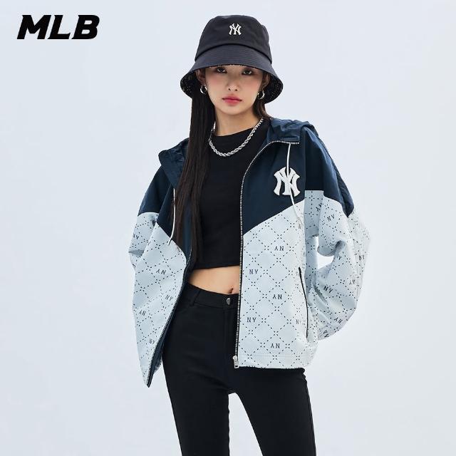 【MLB】連帽防風外套 MONOGRAM系列 紐約洋基隊(3AWJM0234-50CRD)