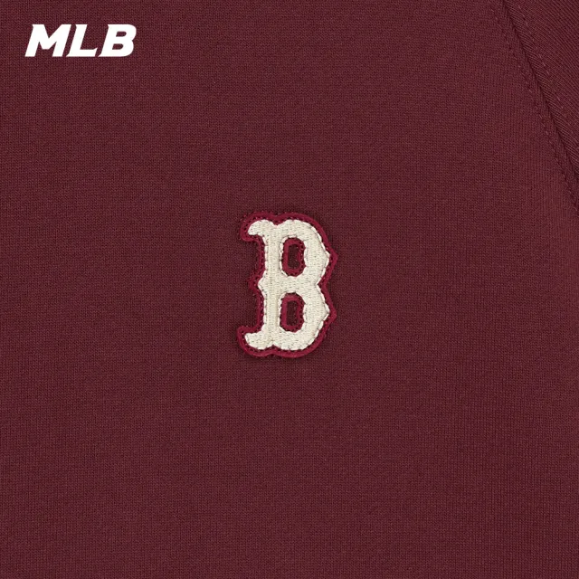 【MLB】連帽連身裙 長版上衣 波士頓紅襪隊(3FOPB0134-43BDS)