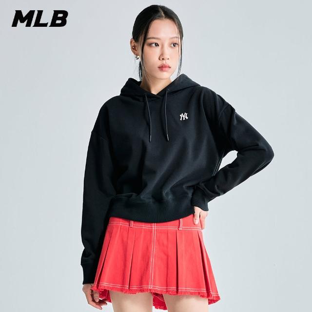 【MLB】女版連帽上衣 帽T 紐約洋基隊(3FHDB2134-50BKS)