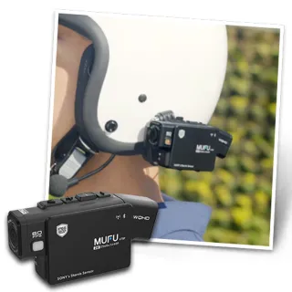 【MUFU】雙鏡頭藍牙機車行車記錄器V70P(贈64GB記憶卡)