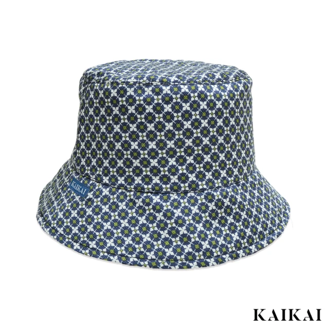 【KAI KAI】真絲提花漁夫帽(男款/女款 真絲提花布 透氣舒適 休閒百搭帽子)