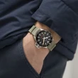 【HAMILTON 漢米爾頓旗艦館】卡其海軍系列FROGMAN腕錶41mm(自動上鍊 中性 橡膠錶帶 H77455331)