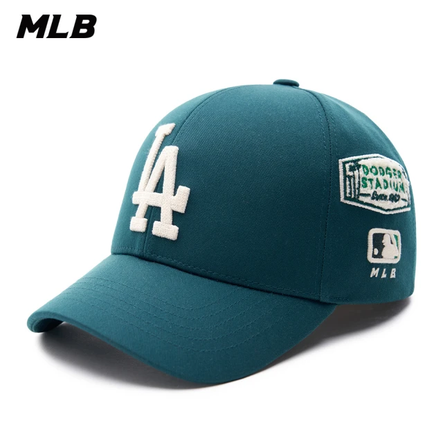 MLB 可調式硬頂棒球帽 Varsity系列 洛杉磯道奇隊(3ACPV053N-07GND)