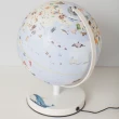 【SkyGlobe】10吋動物世界夜燈地球儀(三段式觸控發光/中文版)