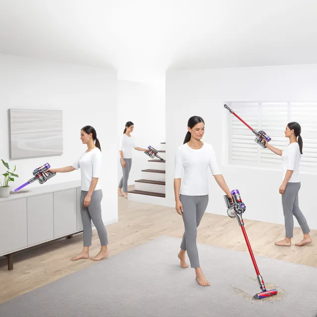 Dyson V8 Slim Fluffy サイクロン式コードレススティッククリ…-