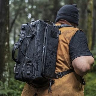 【Dr.Wilds 荒野醫生】單雙肩15L輕防後揹包 多夾層 輕量化 防水 透氣 快乾 大開口可擃展 馬