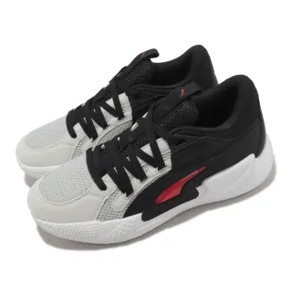 【PUMA】籃球鞋 Court Rider Chaos Team 男鞋 灰 黑 緩衝 低筒 運動鞋(379013-02)