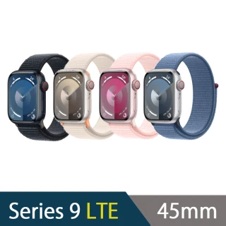 【Apple】Apple Watch Series 9 LTE 45mm(運動型錶環)