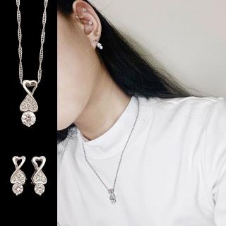【山本美樹】愛無限八心八箭奧地利水晶項鍊or耳環(MIT)