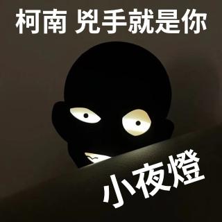 【真相只有一個 柯南兇手造型夜燈】名偵探 動漫 燈飾 送禮 交換禮物 入厝禮 造型燈具(室內照明 創意 搞笑)