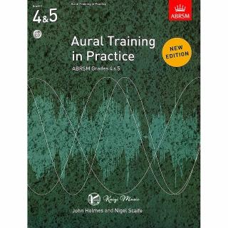 【Kaiyi Music 凱翊音樂】英國皇家聽力測驗練習本第4-5級含CD Aural Training G4-5