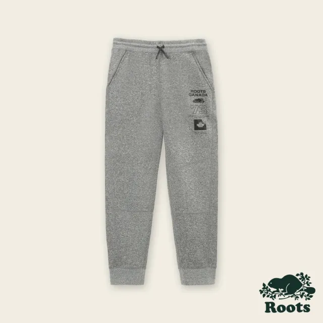 【Roots】Roots大童-城市旅者系列 1973雙面布修身棉褲(灰色)
