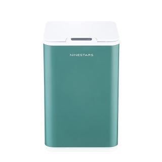 【NINESTARS】智慧感應防水雙桶式環境桶垃圾桶10L-綠色 DZT-10-35S(HG1667G)
