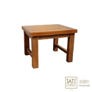 【吉迪市柚木傢俱】簡約柚木方形椅凳 HY031(置物架 板凳 洗澡椅 實木 小椅子)
