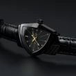 【HAMILTON 漢米爾頓旗艦館】探險系列黑金配色S腕錶24mmX37.4mm(石英 女性 皮革錶帶 H24201730)