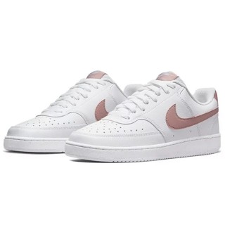 【NIKE 耐吉】休閒鞋 運動鞋 W NIKE COURT VISION LO NN 女鞋 白粉(DH3158102)