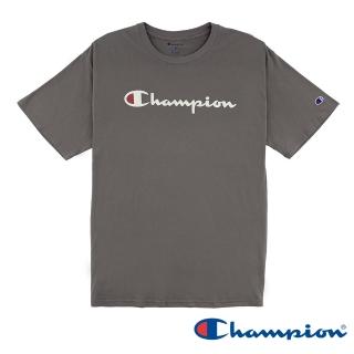 【Champion】官方直營 男款-LOGO印花短袖TEE上衣-卡其色(GT23H-Y07718-AFLP)