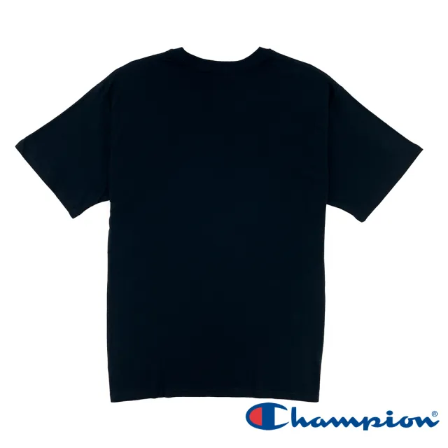 【Champion】官方直營 男款-LOGO印花短袖TEE上衣-黑色(GT23H-Y06794-003)