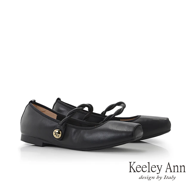 Keeley Ann 優雅拼色尖頭高跟鞋(黑色3756472