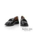 【Keeley Ann】漆皮方扣樂福鞋(黑色375772410-Ann系列)