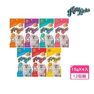 【Kitty Licks】甜甜貓肉泥（15gx4入）*12包組(貓零食)