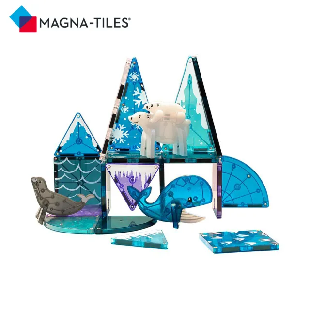 【Magna-Tiles】動物系列磁力積木25片-5款可選(磁力片)