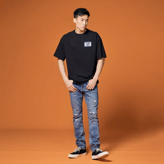 【Lee】男裝 牛仔褲 / 709 低腰合身小直筒 淺藍洗水 / 101+ 系列(LB317069922)