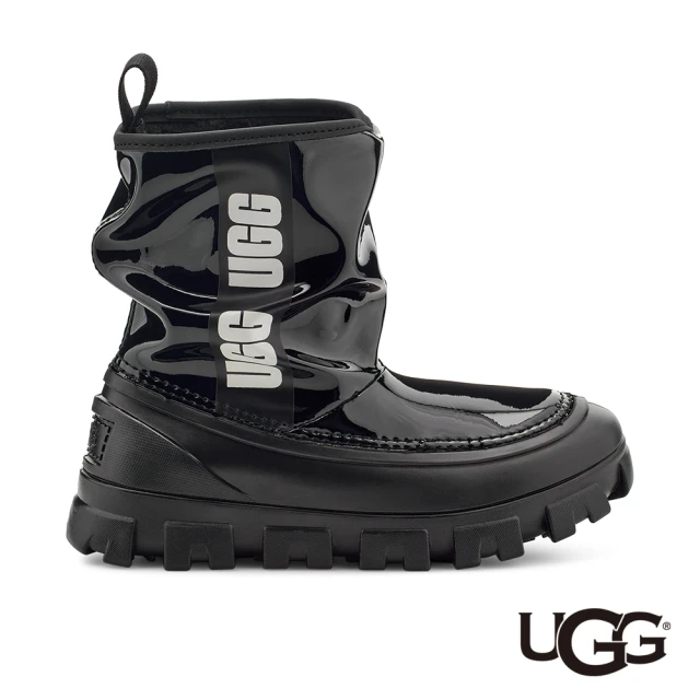 【UGG】女鞋/雨鞋/厚底鞋/休閒鞋/Classic Brellah Mini(黑色-UG1144059BLK)