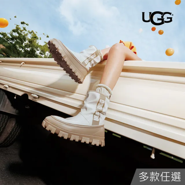 UGG】女鞋/雨鞋/厚底鞋/休閒鞋/Classic Brellah Mini(卡其色