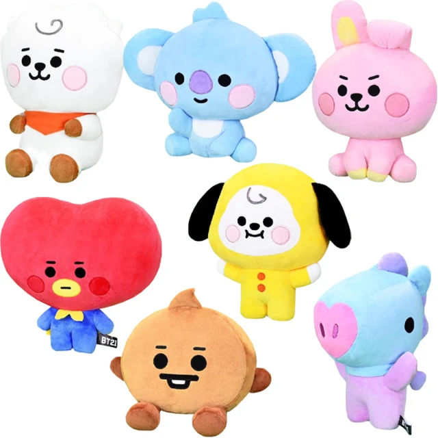 TDL 宇宙明星BT21絨毛娃娃玩偶抱枕BABY款30公分 9888681(BTS防彈少年團)