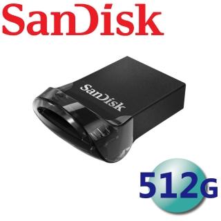 【SanDisk 晟碟】512GB 400MB/s Ultra Fit CZ430 USB3.2 Gen 1 隨身碟(平輸)