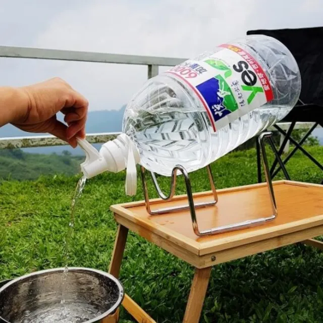 【May Shop】兩入組  5L露營外出便攜飲水台支架 含水嘴