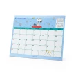 【SANRIO 三麗鷗】2024 單頁立架式桌曆 桌上型月曆 行事曆 SNOOPY 史努比