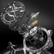 BEXEI 貝克斯 流浪地球正版授權聯名款 全自動簍空機械錶銀河系-9091銀河系列(機械風格機械錶)