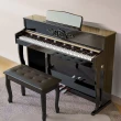 【Bora】BX-828專業版無線藍芽擬真跟彈教學立式88鍵電鋼琴(法國音源 力度 重錘 數位鋼琴 教學 流光琴)