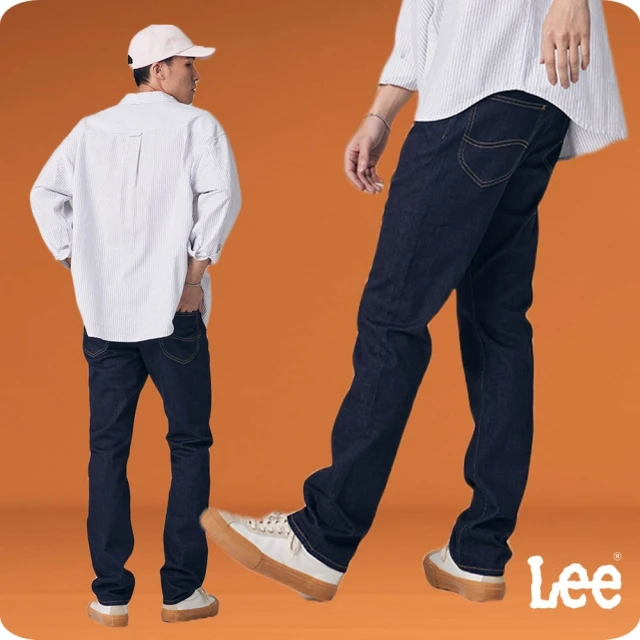 Lee 男裝 牛仔褲 / 705 中腰標準小直筒 清水洗(LB317060898)