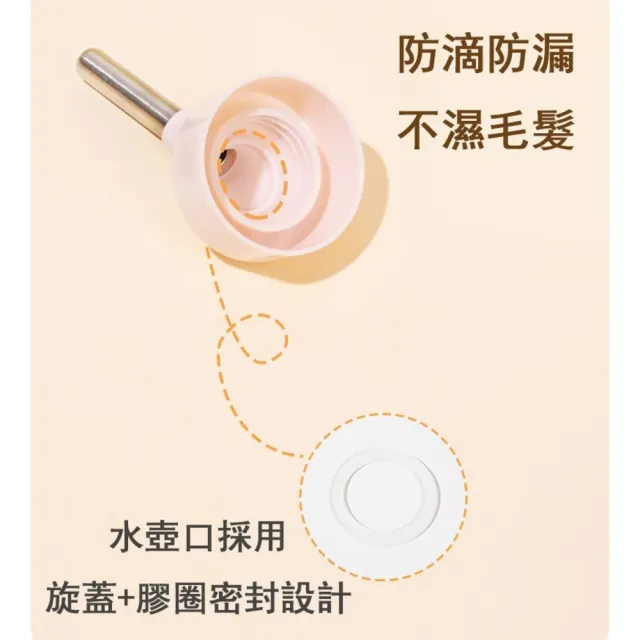 【寵倍彼】卡諾Carno倉鼠餵水器 水壺 飲水器 刺蝟 倉鼠 金絲熊 滾珠餵水器