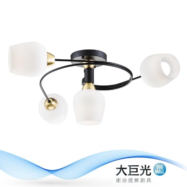 【大巨光】現代風E27 3+1燈 半吸頂燈-中(BM-51024)