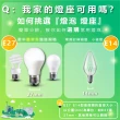 【TATUNG 大同】10入組 12W LED燈泡 微波感應球泡燈 即亮緩暗(白光 6500K)