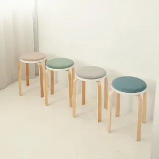 【生活工場】麥爾曲木餐椅凳子組4入組