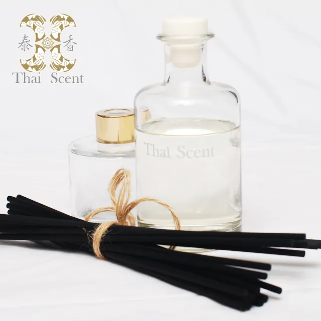 【Thai Scent 泰香】3MM 黑色擴香纖維棒擴香枝(10入/袋共3袋)