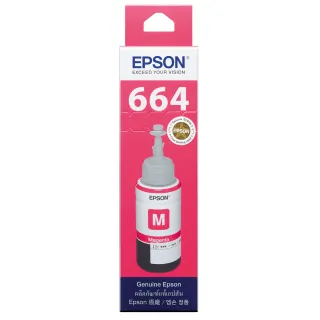 【EPSON】664 原廠紅色墨水罐/墨水瓶 70ml(T664300)
